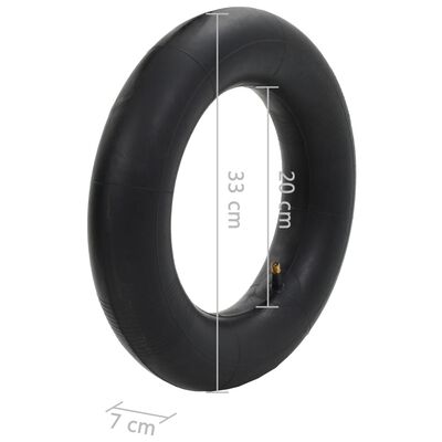 vidaXL Вътрешни гуми за количка 2 бр 3.50-8/16x4/4.00-8/400x100 каучук