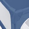 vidaXL Бебешка кошара с 2 врати, светлосиня, оксфорд текстил