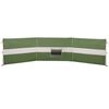 vidaXL Camping Windbreak Green 490x123 cm Водоустойчив