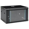 vidaXL Сървърни шкафове Black 600 x 450 x 375 mm Стомана