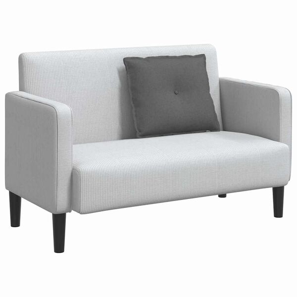 vidaXL Възглавница за гръб Тъмен сив 60 x 19 x 50 см текстил