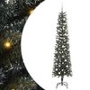 vidaXL С изкуствено коледно дърво Зелен 210 cm