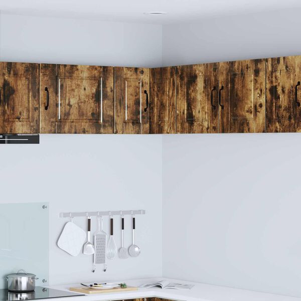 vidaXL Кухненски шкаф с рафт Димян дъб 57 x 57 x 40 см Инженерно дърво