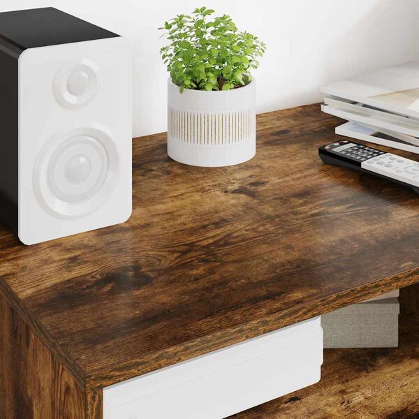 vidaXL ТВ шкаф с чекмедже Димян дъб 100 x 48 x 43 см Инженерно дърво