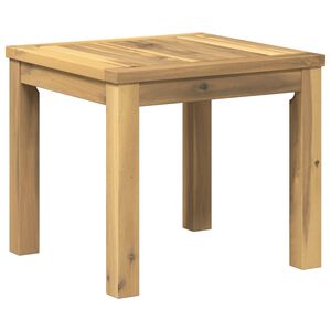 vidaXL Масичка за кафе Бяло 40 x 40,5 x 36 см Солидно акациево дърво