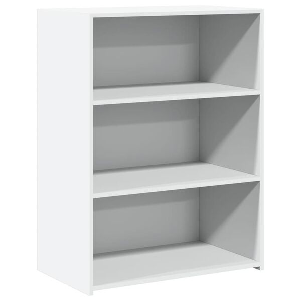 vidaXL Бюфет, бял, 70x41x93 см, инженерно дърво