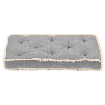 vidaXL Възглавница за палетен диван, антрацит, 73x40x7 см