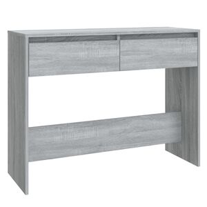 vidaXL Конзолна маса, сив сонома, 100x35x76,5 см, инженерно дърво