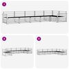 vidaXL Комплект дивани за открито 6 pcs Естествен