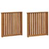 vidaXL Подлакътници 2 pcs Кафяво 60 x 6 x 61 см Инженерно дърво