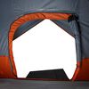 vidaXL Куполна къмпинг палатка, 4-местна, оранжева, водоустойчива