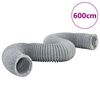 vidaXL Шлаух за въздуховод, PVC, 6 м, &Oslash;15 см