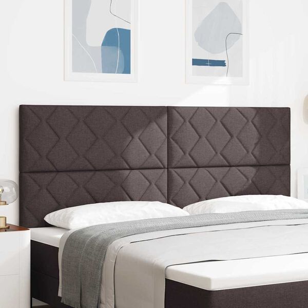 vidaXL Облегалка за глава Светлосиво 200 cm текстил