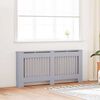 vidaXL Калъф за радиатор 2 pcs Сив 172 x 19 x 81,5 см Инженерно дърво