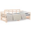 vidaXL Разтегателна кушетка, борово дърво масив, 2x(80x200) см