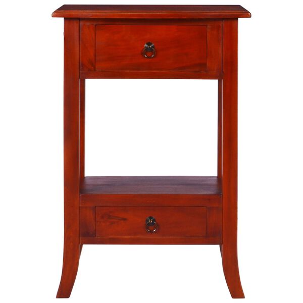 vidaXL Конзолна маса, класическо кафяво, 50x30x75 см, махагон масив