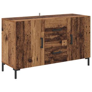 vidaXL Служебен шкаф Старо дърво 100 x 36 x 60 см Инженерна дървесина