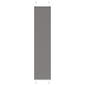 vidaXL Плисирана щора Антрацит 45x200 cm Ширина на плата 44,4 cm
