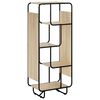 vidaXL Висок шкаф Дъб сонома 60 x 37.5 x 144 cm Инженерна дървесина