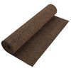vidaXL Коркова ролка Кафяво 1000 x 100 см Корк и гума