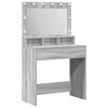 vidaXL Тоалетка Сив Сонома 78,5 x 41 x 135 см Инженерна дървесина