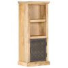 vidaXL Висок шкаф с врата, 45x32x110 см, мангово дърво масив