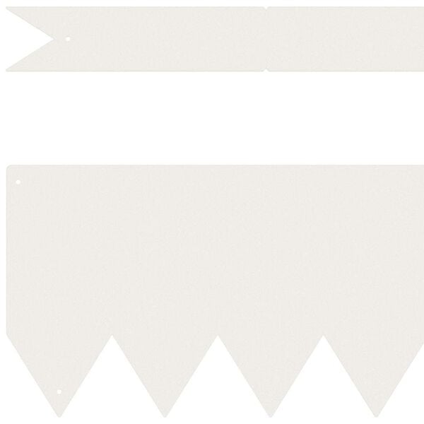 vidaXL Ограда за трева 20 pcs Бяло 100 x 0.05 x 20 см