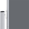 vidaXL Прибираща се странична тента, антрацит, 220x1000 см