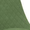 vidaXL Въртящи се трапезни столове, 6 бр, светлозелени, кадифе