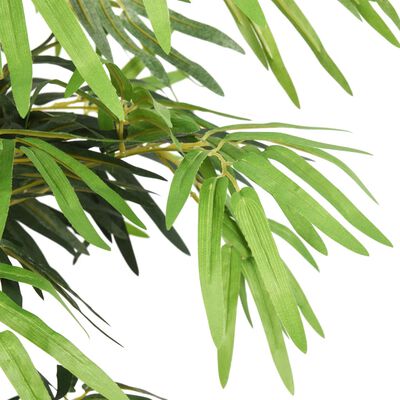 vidaXL Изкуствено бамбуково дърво 500 листа 80 см зелено