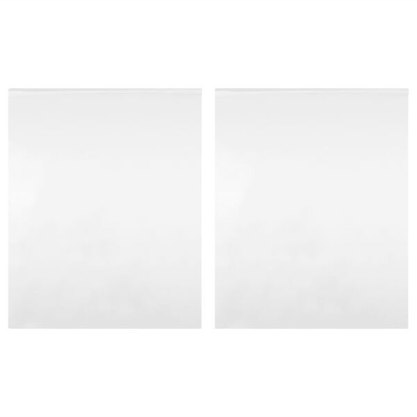 vidaXL Огледални фолиа 2 бр самозалепващи се 90x100 см PET