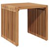 vidaXL Странична масичка за градина Кафяво 45 x 45,5 x 45,5 см