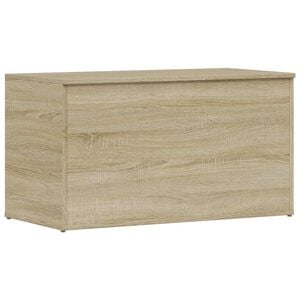 vidaXL Сандък за съхранение, сонома дъб, 84x42x46 см, инженерно дърво