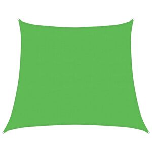 vidaXL Сенник за платно 160 г/м&sup2; трапецовиден светлозелен 4/5x4 м HDPE