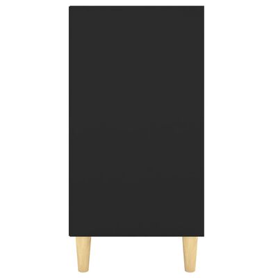 vidaXL Бюфет, черен, 103,5x35x70 см, ПДЧ