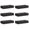 vidaXL Кутия за съхранение 6 pcs Антрацит 90 x 48 x 15 см