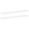 vidaXL Рафтове за фоторамки, 2 бр, бели, 80x9x3 см, МДФ