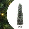 vidaXL С изкуствено коледно дърво с 300 LED светодиода Зелен 210 cm