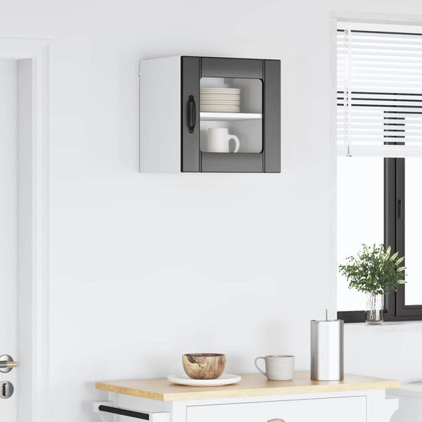 vidaXL Кухненски шкаф Черно 40 x 31 x 40 см Инженерно дърво