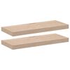 vidaXL Рафтове за стена, 2 бр, 60x23,5x4 см, инженерна дървесина