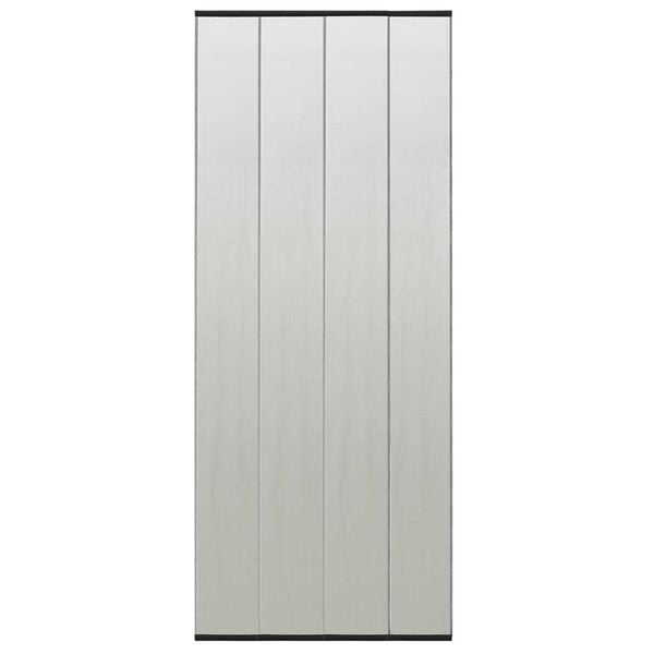 vidaXL Комарник за врата с мрежеста завеса черен 100x220 см полиестер