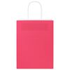 vidaXL Хартиени торбички 250 бр с дръжки розови 21x11x28 см