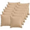 vidaXL Калъфка за възглавница 12 pcs HOUTEN Кремаво 40 x 40 cm