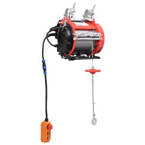 vidaXL Електрически телфер за скеле, 800 кг, 230 V