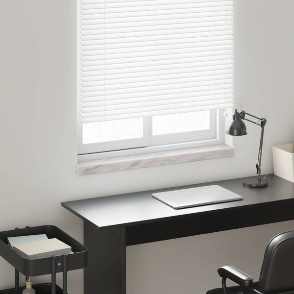 vidaXL Перваз за прозорец Мраморно текст -енуре 60 x 10 x 4,5 см ПВЦ