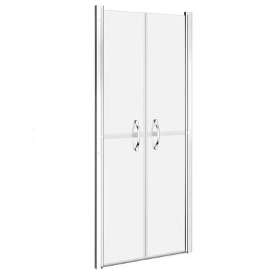 vidaXL Врата за душ, матирано ESG стъкло, 81x190 см