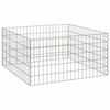 vidaXL Квадратен компостер 100 x 100 x 50 cm Желязо