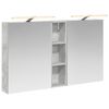 vidaXL Комплект шкафове за баня 3 бр. 120 x 14,5 x 70 см