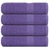 vidaXL Кърпи за баня FROGN 4 бр. Лилави 100x150 см 360 г/м&sup2;