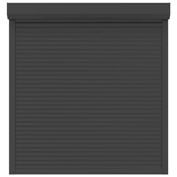 vidaXL Външна ролетна щора, алуминий, 140x150 см, антрацит